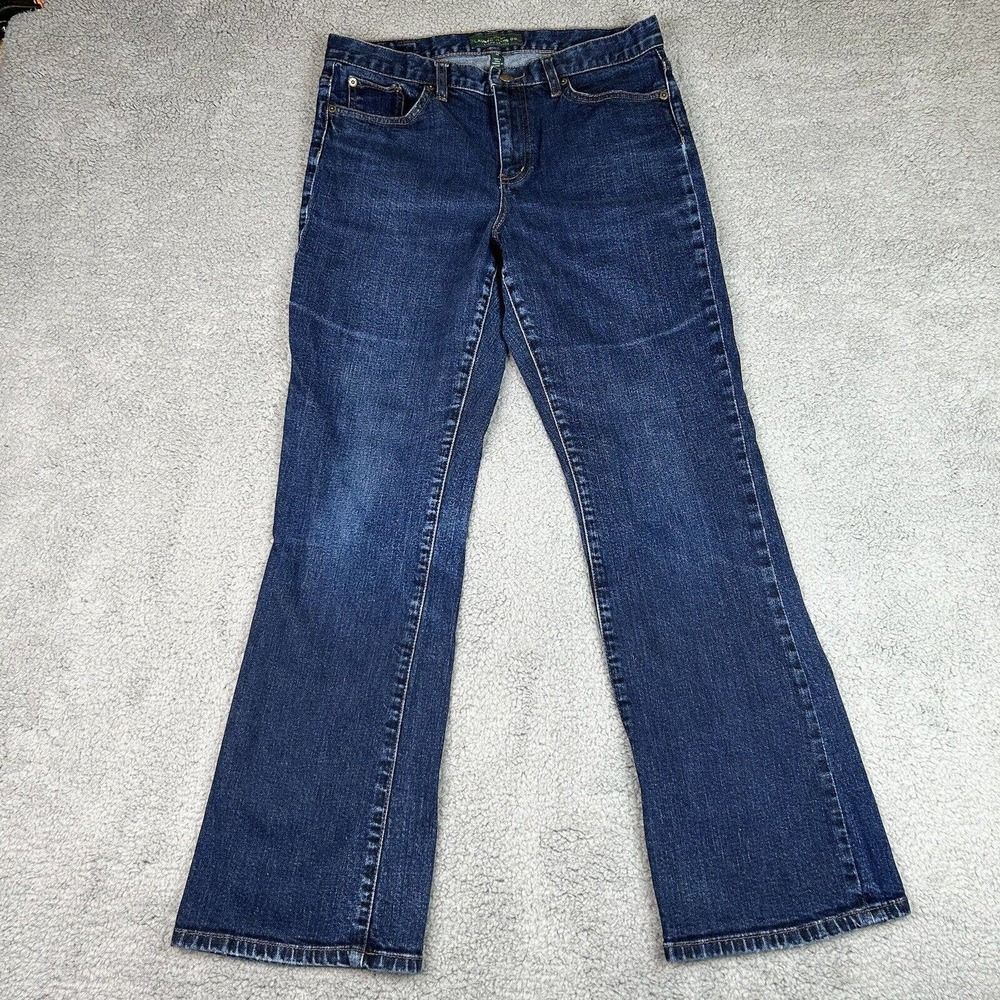 Lauren Ralph Lauren Jeans Womens 10 Blue Denim Classic Boot Cut Mid Rise - Picture 1 of 15